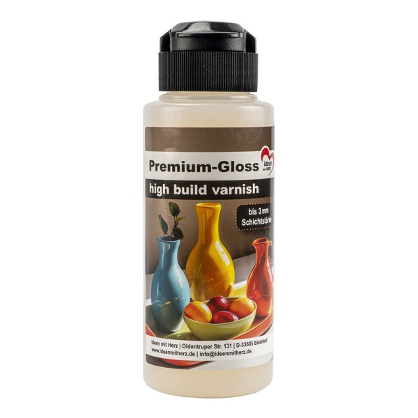 Premium-Gloss, high build varnish, 120ml