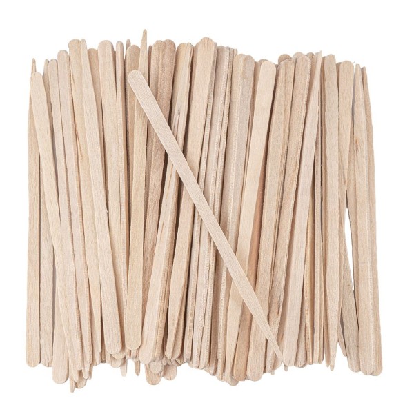 Holzstäbchen, in Nadelform, 8,8cm lang, 0,5cm breit, natur, 100 Stück