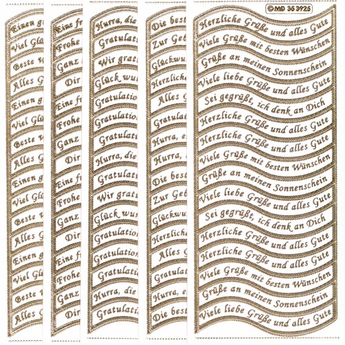 Gravur Sticker, 160 Schwungvolle Texte Gravur Sticker Sets Sticker