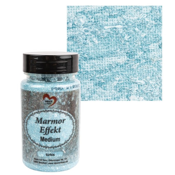 Marmor-Effekt-Medium, türkis, 90ml