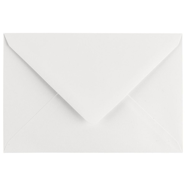 Umschläge, 11,4cm x 16,2cm, naturweiß, 100g/m², 100 Stück