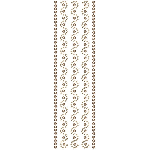 Royal-Schmuck, 5 selbstklebende Bordüren, 29 cm, champagner