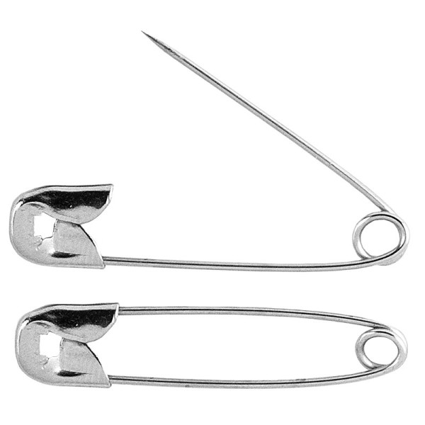 Sicherheitsnadeln, 26,5mm lang, silber, 150 Stück