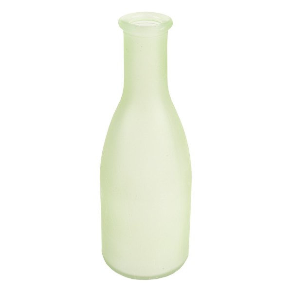 Deko-Flasche, Ø 6cm, 18cm, transluzent grün
