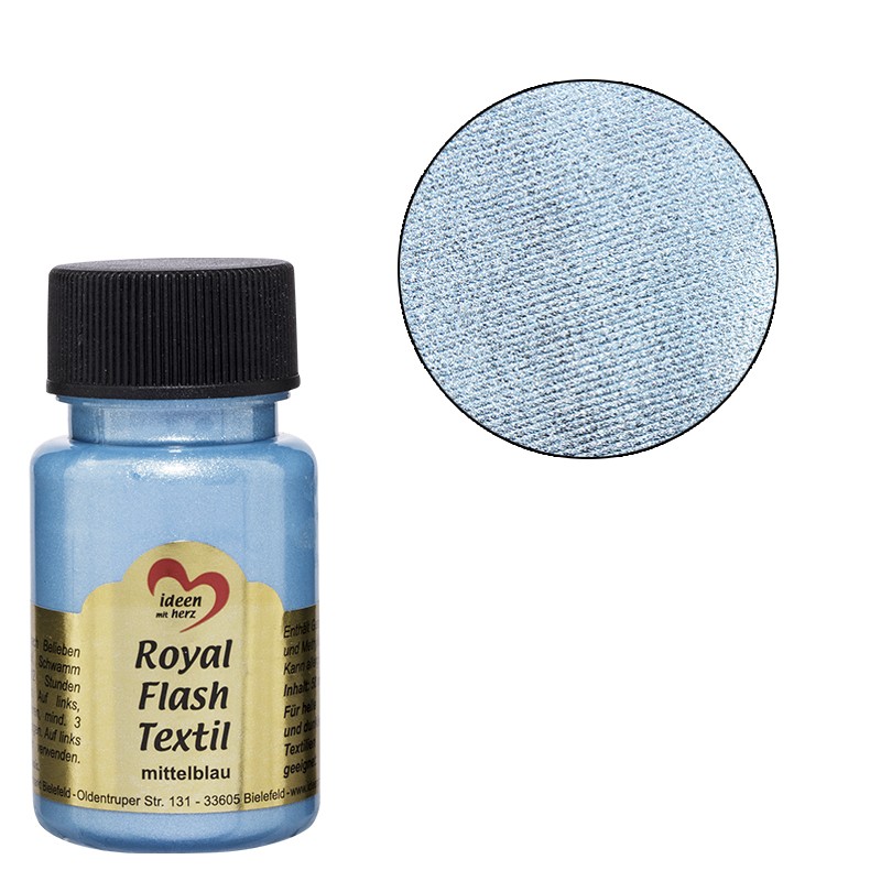 Colore Metallizzato Glitter Royal Flash - Per Tessuti, Oro Giallo, 50 Ml - Foto 12