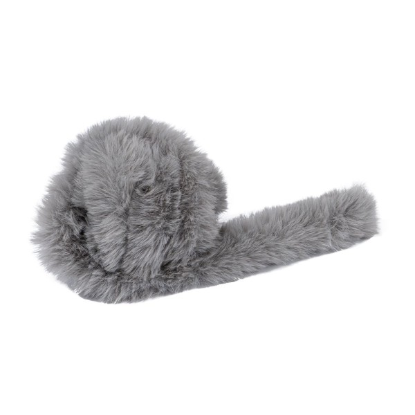 Premium-Flausch-Draht, 2m lang, Ø4cm, grau