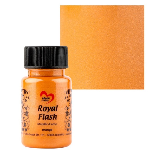 Metallic-Farbe "Royal Flash", orange, 50ml
