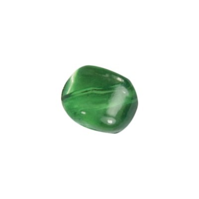 Perle Kissenform, 1cm x 1cm, 10 Stück, peridot