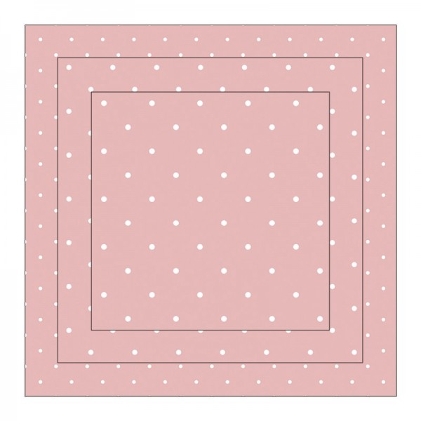 Faltpapiere, Duo-Design 7, 110 g/m², Punkte/rosa, 150 Stück