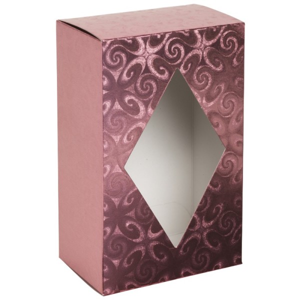Folienkaschierte Kaffee-Faltbox, rosa