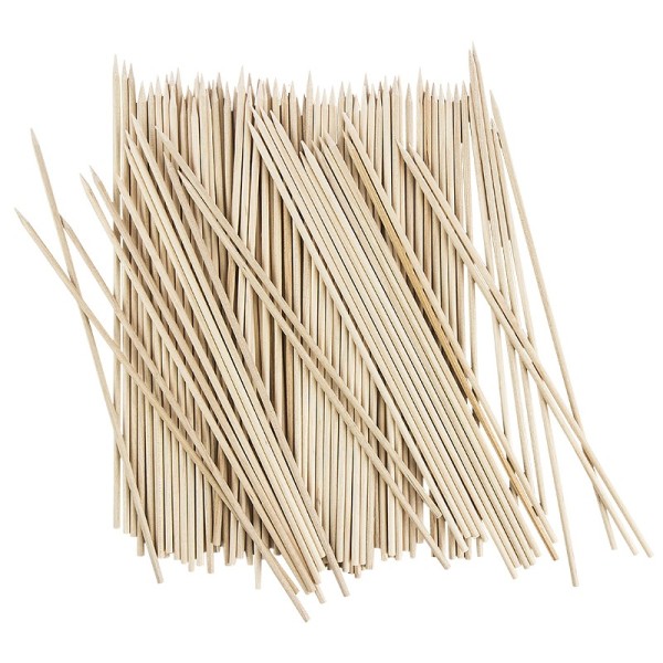 Holzspieße, 20cm lang, Ø 3mm breit, 100 Stück