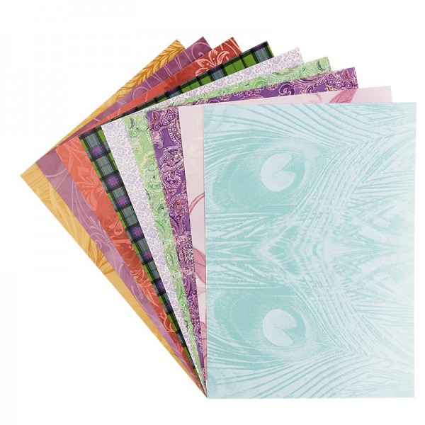 Deko-Karton, Ornamentik 1, DIN A4, 9er Set
