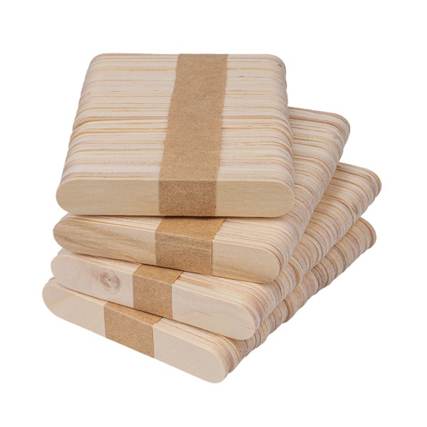 Holzstäbchen, 8cm lang, 1,4cm breit, natur, 200 Stück