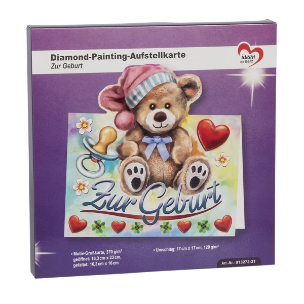 CXINLky 5D Diamond Painting Karten Set - DIY Geburtstagskarten
