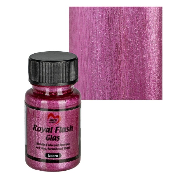 Royal Flash Glas, beere, 50ml