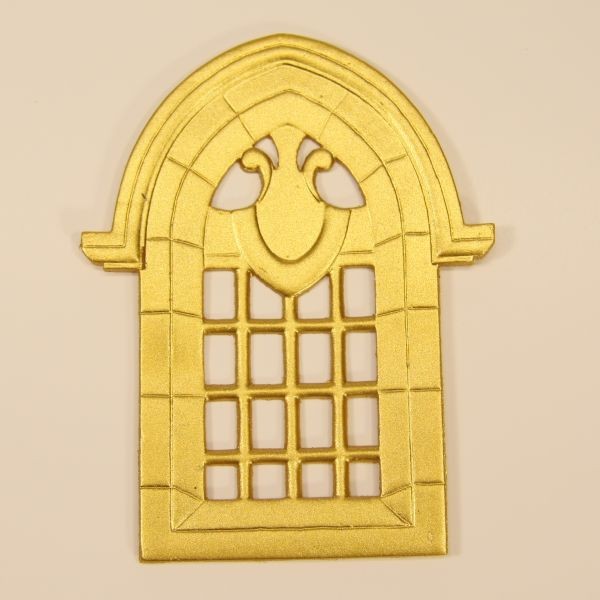 Wachs-Fenster, 9 x 7 cm, gold