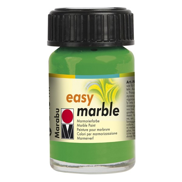Marmorierfarbe, Marabu easy marble, 15 ml, hellgrün