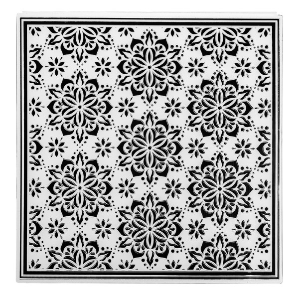 Prägeschablone, Ornamentik 19, 14,5cm x 14,5cm