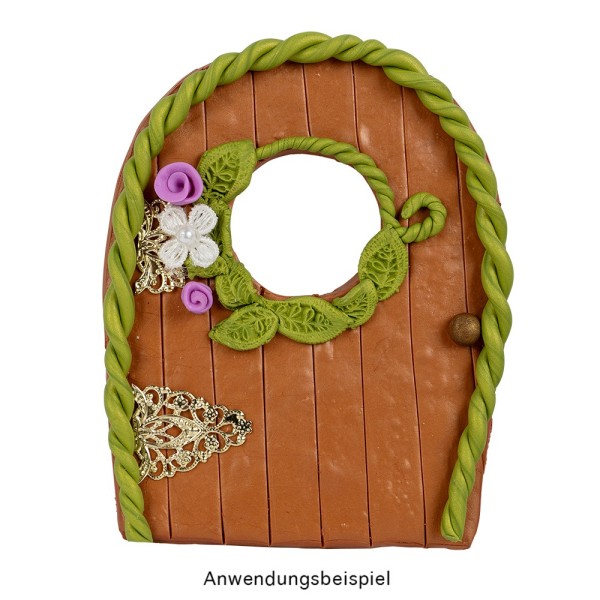 Vorlage: Elfen- und Wichteltüren, DIN A4 | 50 Cent-Artikel | Bastel