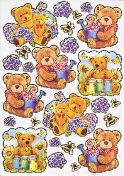 Ultra Gloss Sticker, Teddys