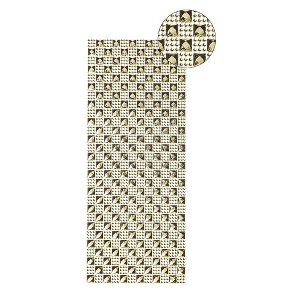 Schmuck-Netz, selbstklebend, 12 x 30 cm, gold, Design 6
