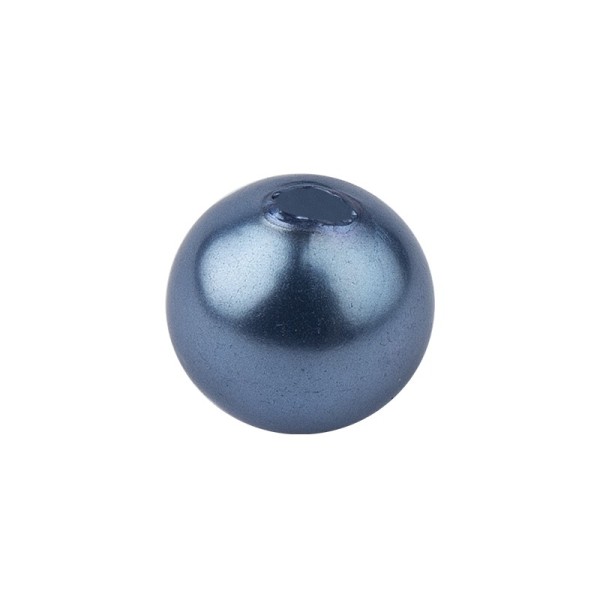 Perlmutt-Perlen, Ø1 cm, 50 Stück, blau