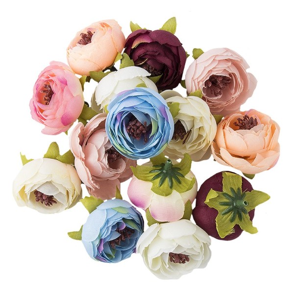 Deko-Blüten "Ranunkel", Ø 4cm, 28g, verschiedene Farben