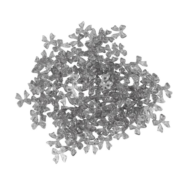 Miniatur-Schmuckstein-Schleifen, transparent, 0,9cm x 1cm x 0,2cm, graun, 100 Stück