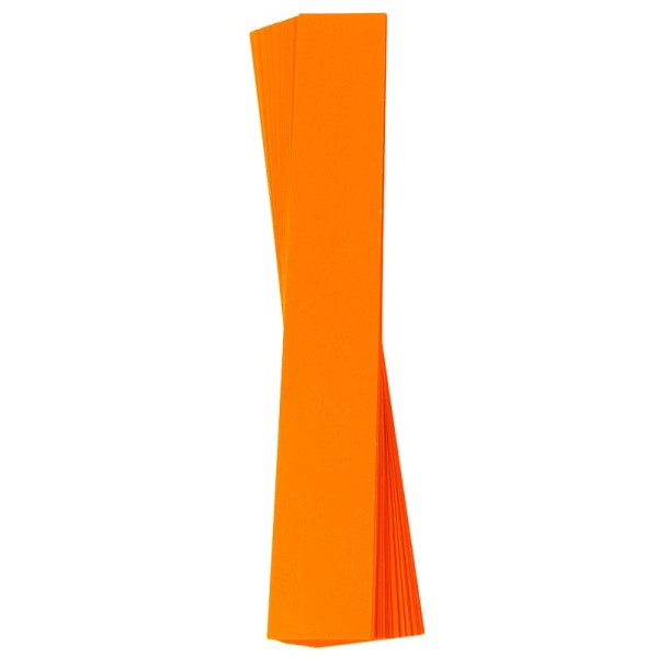 Papierstreifen, 6 x 50 cm, 120g/m², orange, 50 Stück