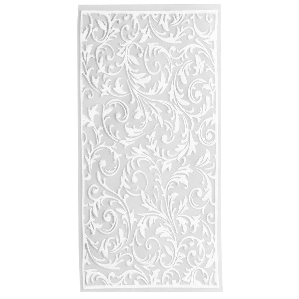 Noblesse Zierdeckchen Rechteck, Transparentpapier, 13,5cm x 8,5cm, weiß, 20 Stück