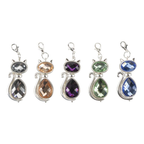 Schmuck-Anhänger Katzen 1, 4,3cm, 5 verschiedene Designs