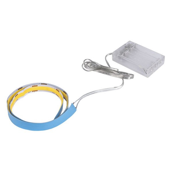 LED-Lichterband, selbstklebend, warmweiß, mit Timer, 128er, 1,40m lang