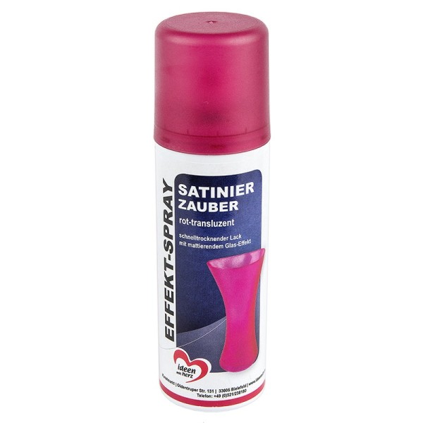 Effekt-Spray Satinier-Zauber, rot-transluzent, 125ml