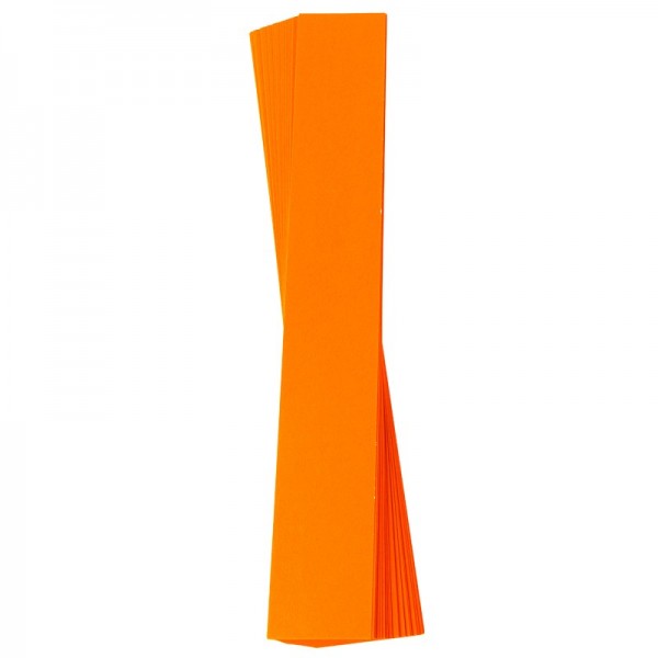 Papierstreifen, 4 x 30 cm, 120 g/m², orange, 50 Stück