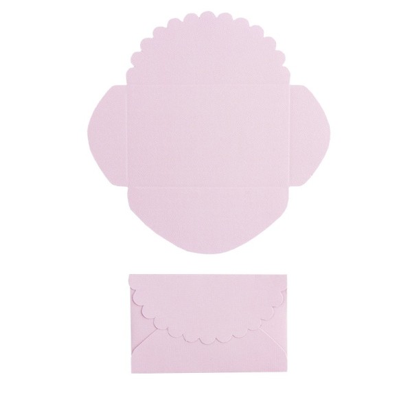 Mini-Umschläge, 4,2 x 6,6 cm, 100 Stück, rosé