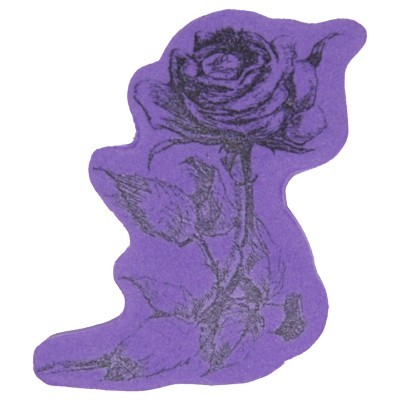 Stempel, Rosen-Motiv, 7 x 6 cm
