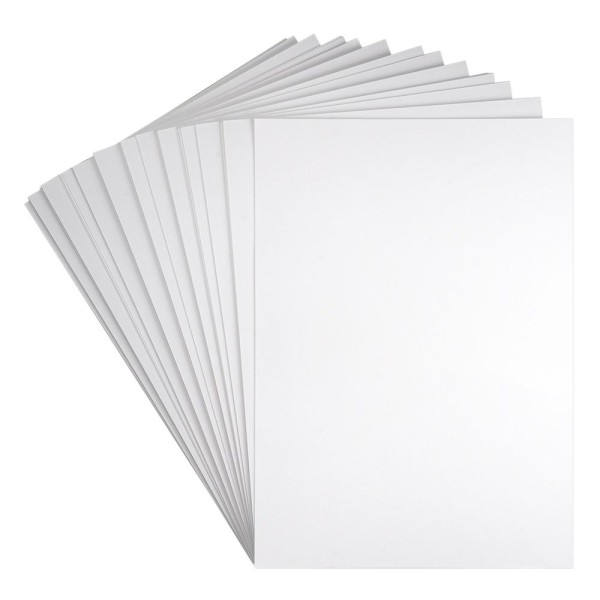 Karton DIN A4, naturweiß, 230g/m², 100 Bogen