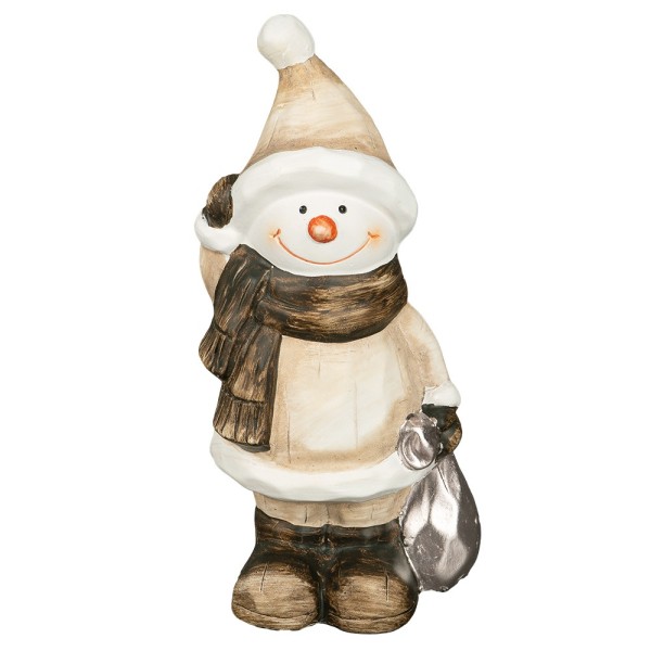 Deko-Figur, Schneemann, 18cm hoch