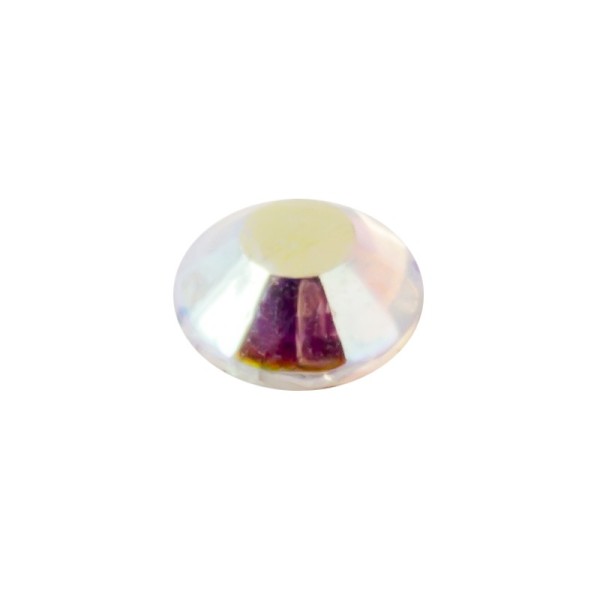 Hot-Fix Glas-Kristalle zum Aufbügeln, Ø5mm, 500 Stk., irisierend
