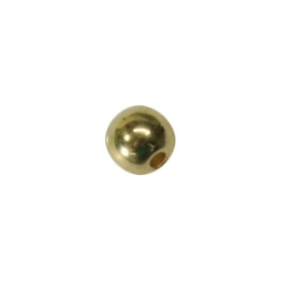 Perle, Ø0,5 cm, goldfarben, 50 Stück