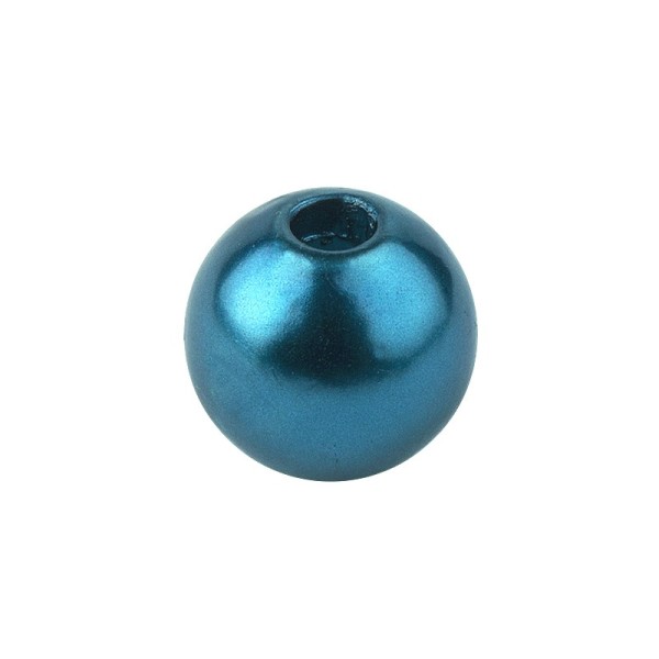 Perlmutt-Perlen, Ø1 cm, 50 Stück, dunkelblau