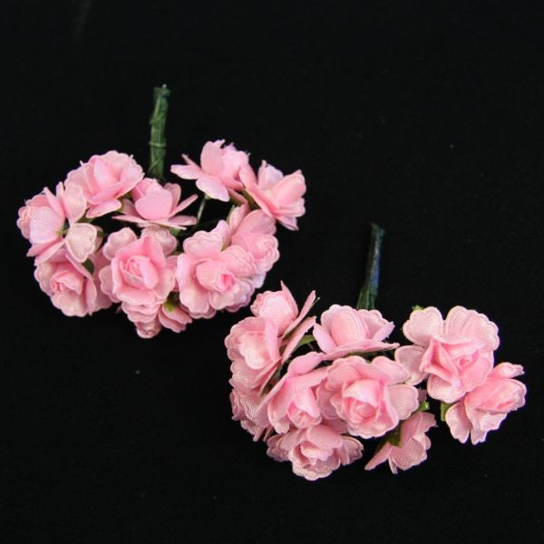 Deko-Rosensträußchen, 2 Sträuße á 10 Rosen, Rosa