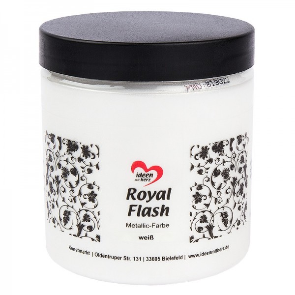 Metallic-Farbe "Royal Flash'", weiß, 250ml