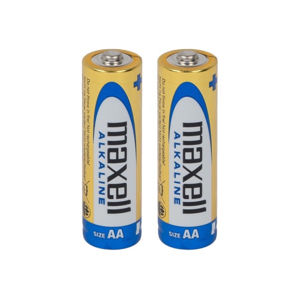 Maxell Alkaline Batterien AA LR06 1,5V, 2 Stück