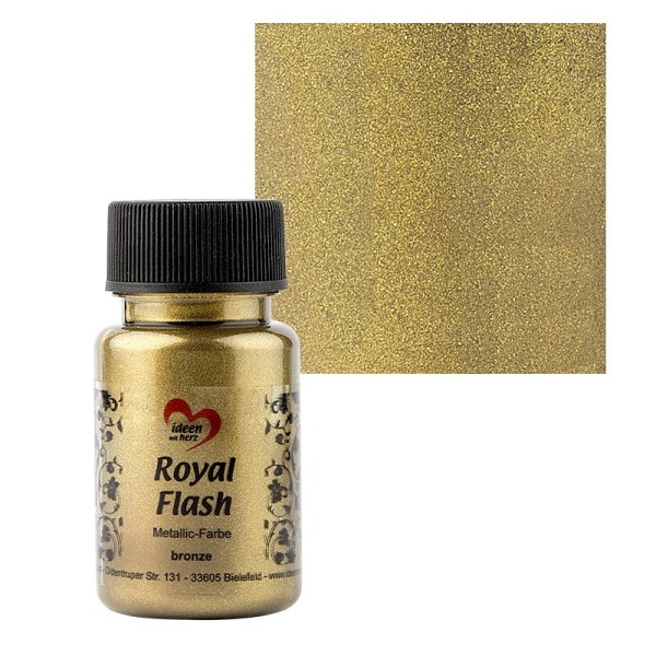 Metallic-Farbe "Royal Flash", bronze/gold, 50ml
