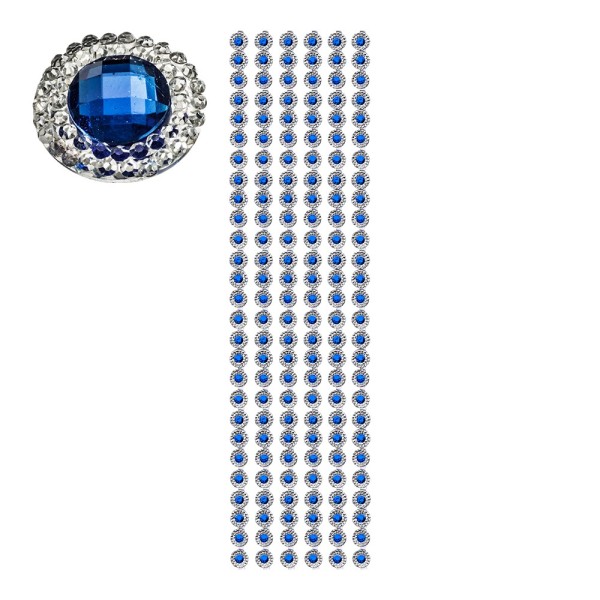 Premium-Schmuck-Bordüren "Prinzess", selbstklebend, 29cm, blau