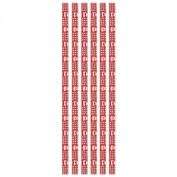 Royal-Schmuck, 6 selbstklebende Bordüren, 29 cm, rot