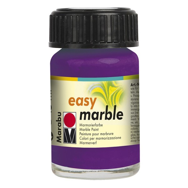 Marmorierfarbe, Marabu easy marble, 15 ml, amethyst
