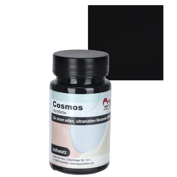 Acrylfarbe "Cosmos", schwarz, 90ml