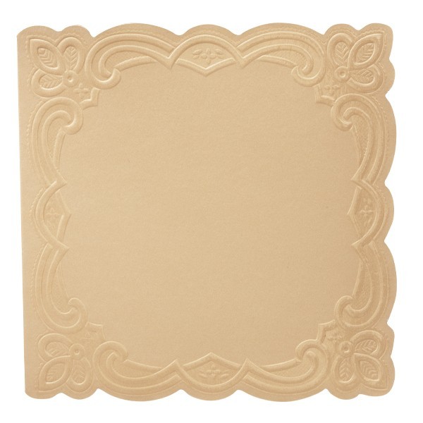 10er Grußkartenset Deluxe, "Rom", 15x15cm, lachs